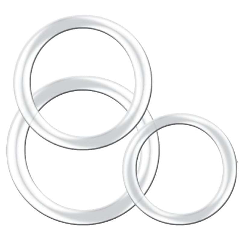 Cock & Ball Rings 3 Sizes by NANMA Corporation - Cock Ring Sets