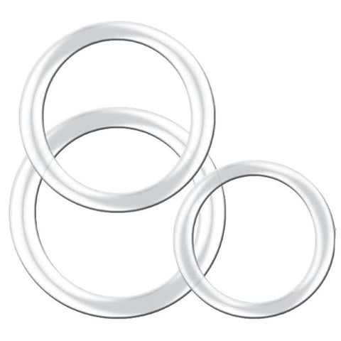 Cock & Ball Rings 3 Sizes by NANMA Corporation - Cock Ring Sets