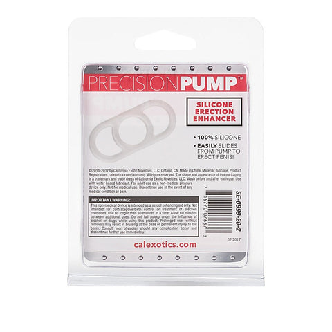 Precision Pump Silicone Erection Enhancer Cock Ring - Cock Rings
