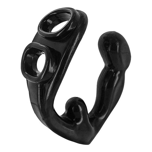 Rogue Erection Enhancer with Anal Stim by XR Brands - Stretchy Cock Rings