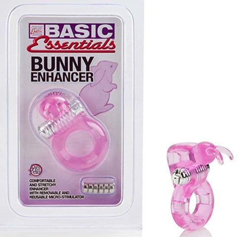 Vibrating Bunny Enhancer Cock Ring by California Exotics - Cock Rings