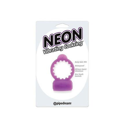 Neon Stretchy and Vibrating Cock Ring by Pipedream - Cock Rings