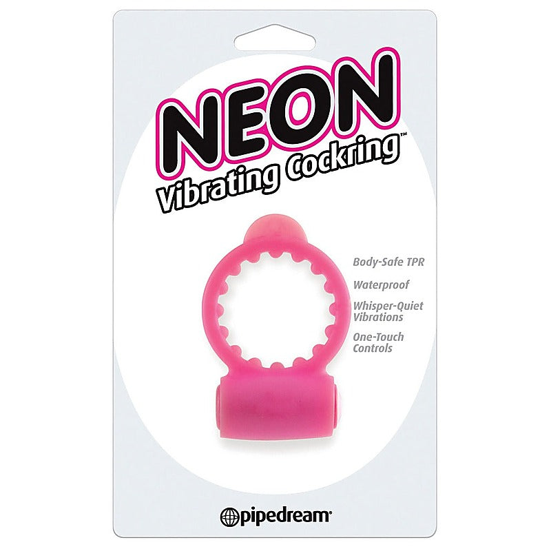 Neon Stretchy and Vibrating Cock Ring by Pipedream - Cock Rings