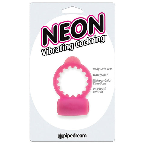 Neon Stretchy and Vibrating Cock Ring by Pipedream - Cock Rings