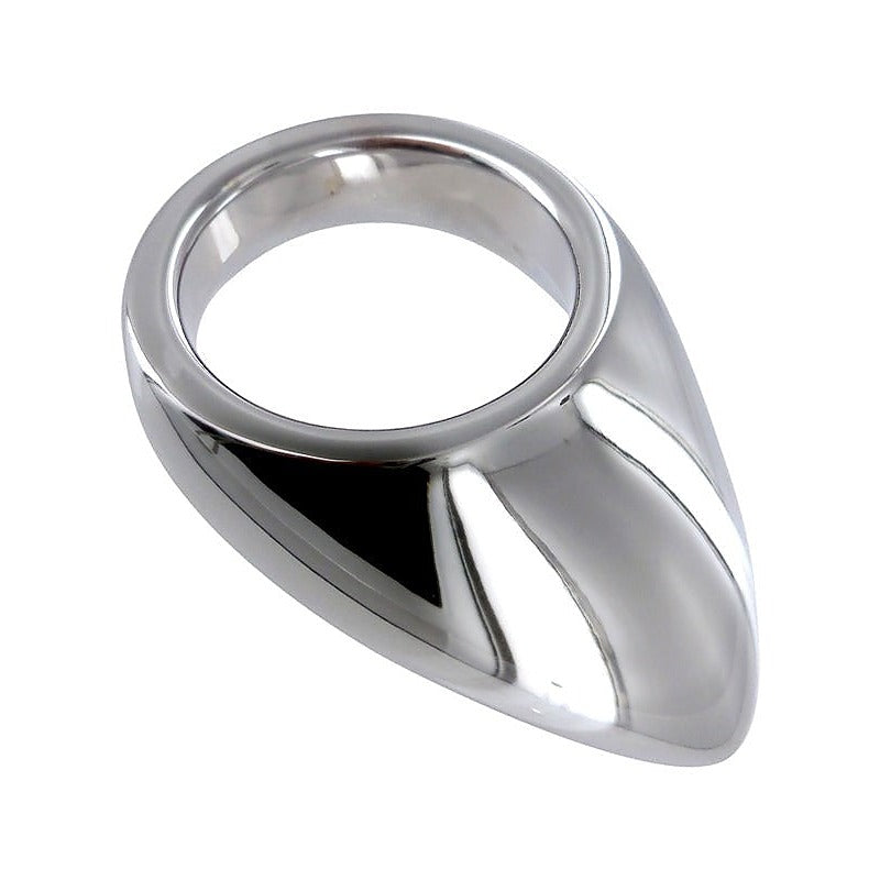 Master Series Taint Licker Cock Ring by XR Brands - Steel Cock Rings