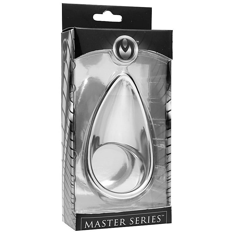 Master Series Taint Licker Cock Ring by XR Brands - Steel Cock Rings