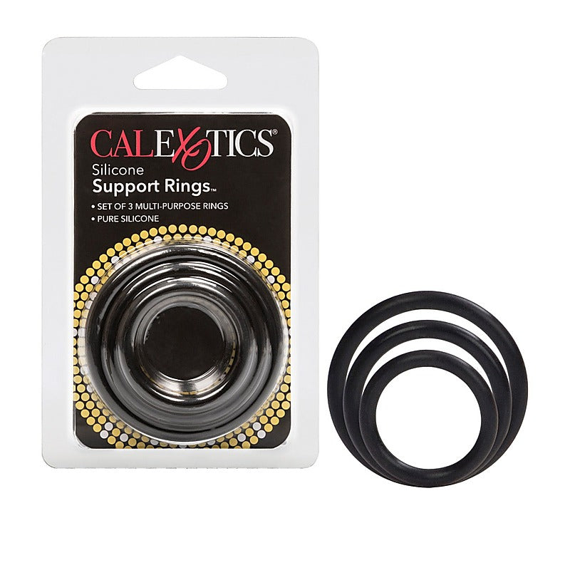 Silicone Support Stretchy Cock Rings Set - Cock Rings