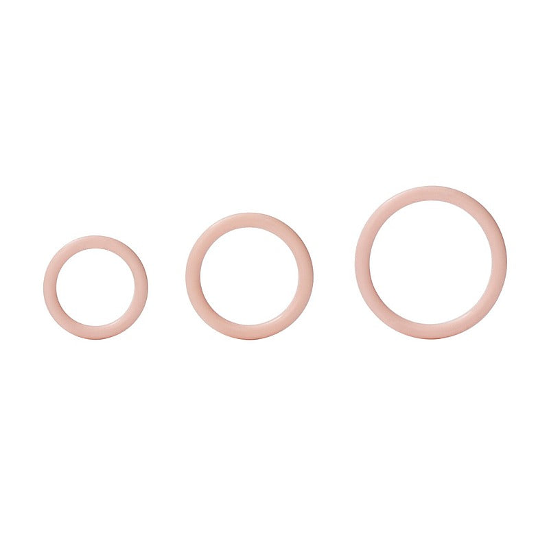 Silicone Support Stretchy Cock Rings Set - Cock Rings