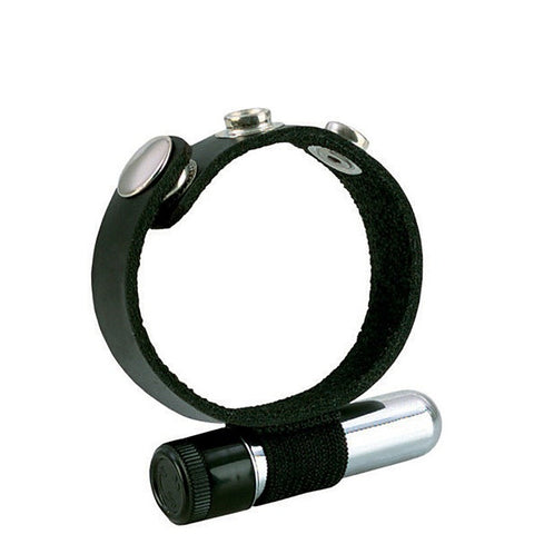 Colt Leather Vibrating Male Cock Ring by California Exotics - Vibrating Cock Rings