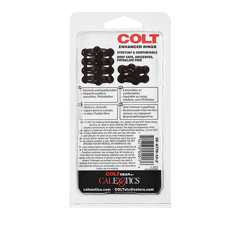 Colt Buckshot Stretchy Men's Silicone Cock Rings - Cock Rings