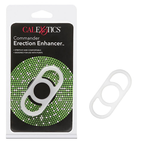 Commander Male Erection Enhancer by California Exotics - Stretchy Cock Rings