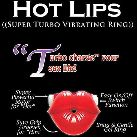 Hot Lips Vibrating Cock Ring by Hott Products - Vibrating Cock Rings