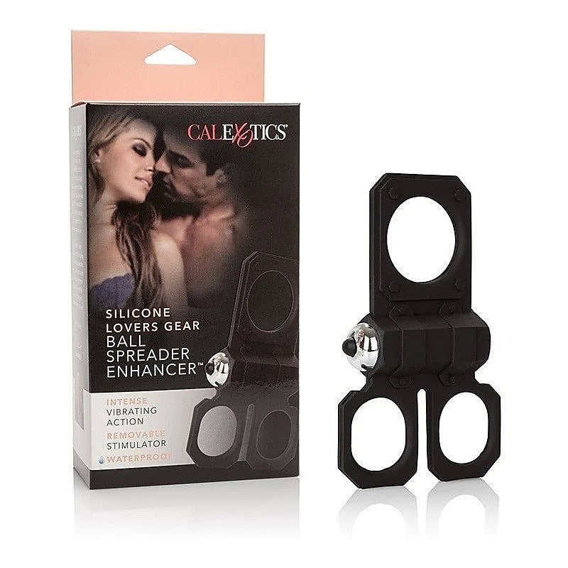 Silicone Lovers Gear Ball Spreader Enhancer - Cock Rings