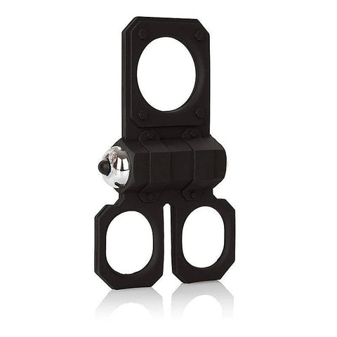 Silicone Lovers Gear Ball Spreader Enhancer - Cock Rings