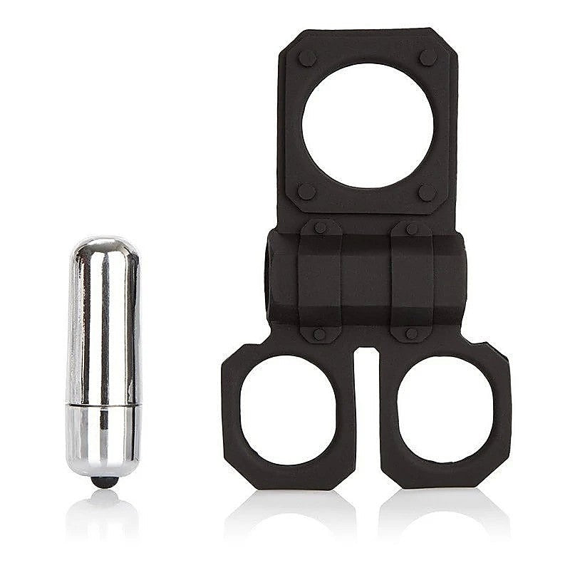 Silicone Lovers Gear Ball Spreader Enhancer - Cock Rings