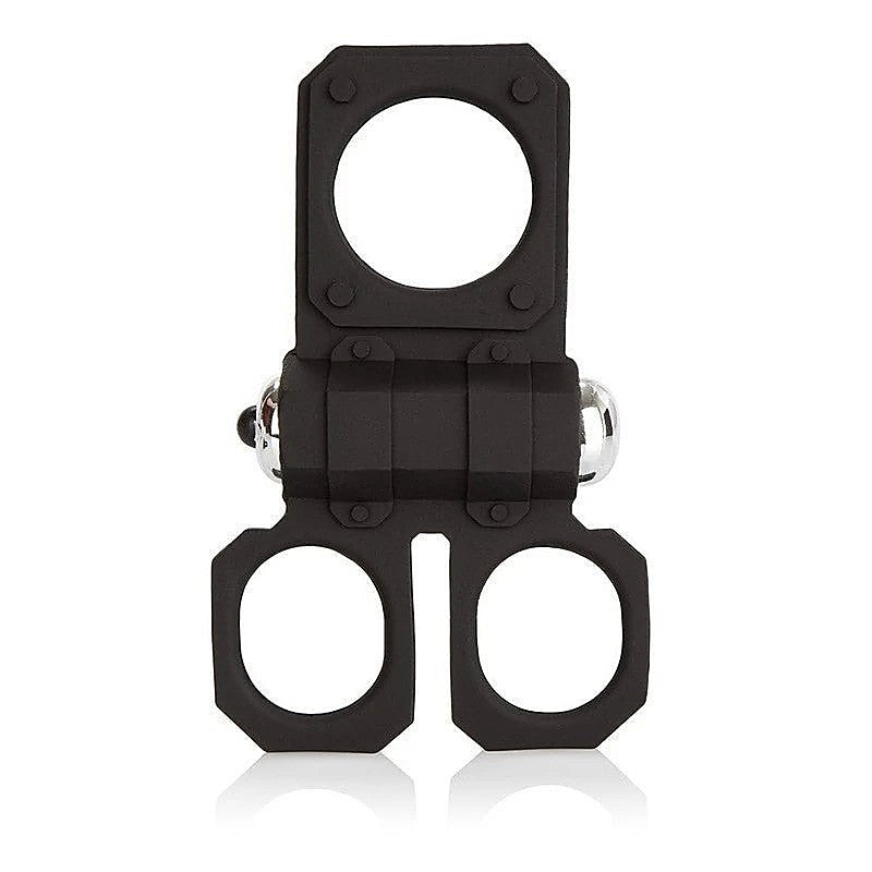 Silicone Lovers Gear Ball Spreader Enhancer - Cock Rings
