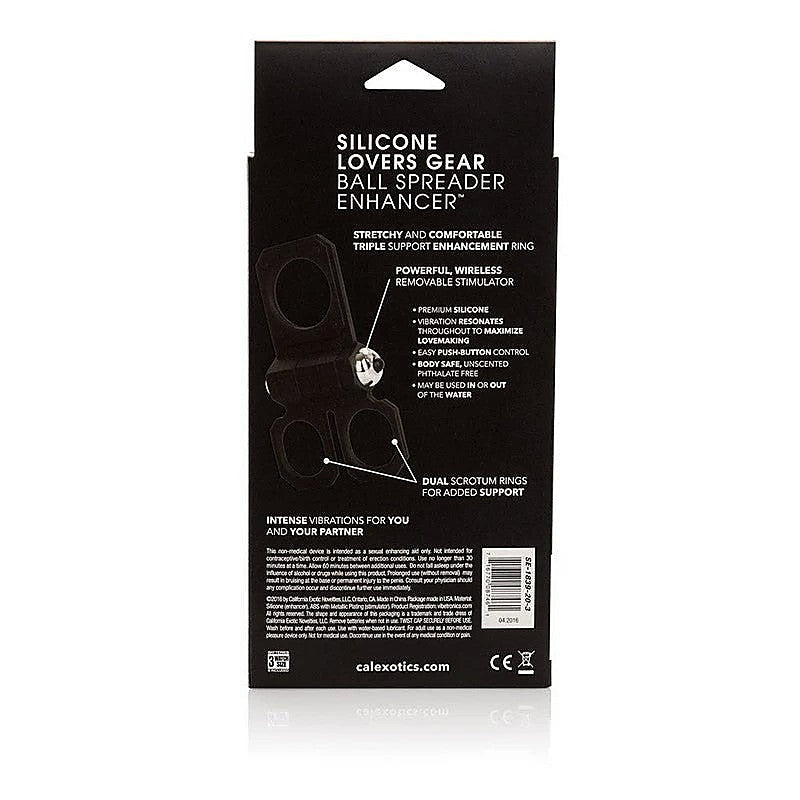 Silicone Lovers Gear Ball Spreader Enhancer - Cock Rings