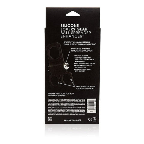 Silicone Lovers Gear Ball Spreader Enhancer - Cock Rings