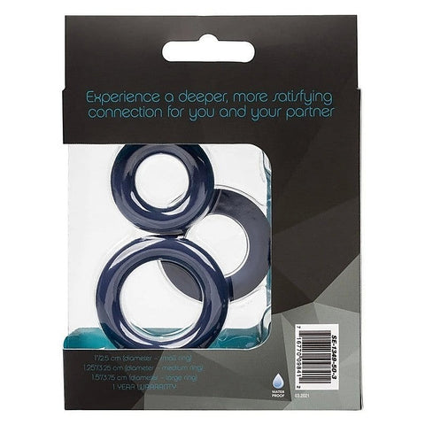 Link Up Ultra-Soft Elite Stretchy Cock Ring Set - Ball and Cock Toys