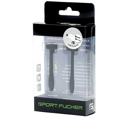Cum Plug Black Kit by Sport Fucker - Penis Plugs
