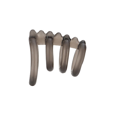 Premium Support Master Triple Smooth Cock Rings - Cock Rings