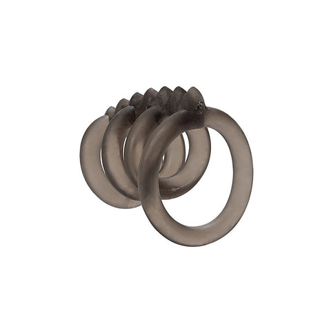 Premium Support Master Triple Smooth Cock Rings - Cock Rings
