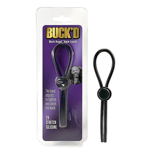 Buck'd 4mm Cock Leash by Perfect Fit - Cock Rings