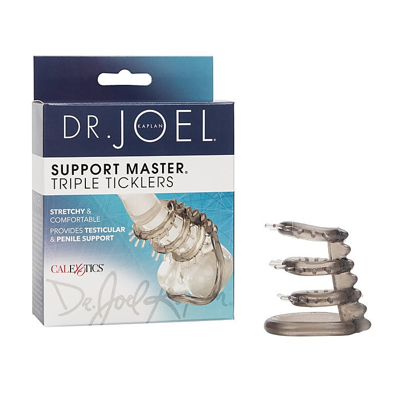 Support Master Triple Tickler Cock Rings - Cock Rings