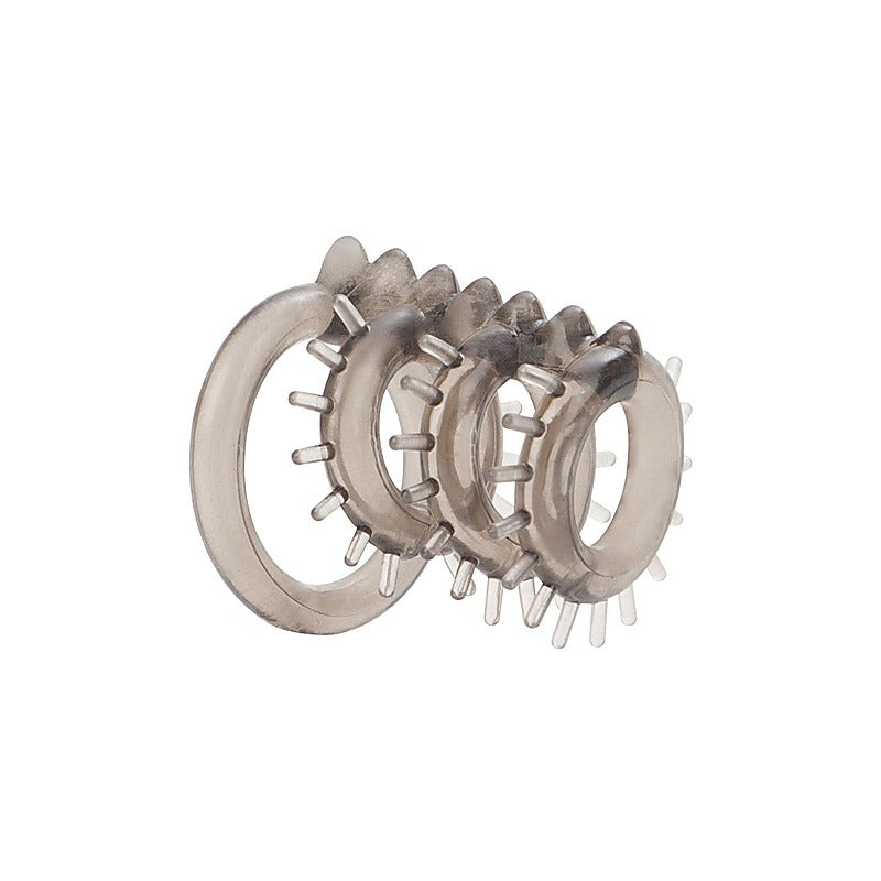 Support Master Triple Tickler Cock Rings - Cock Rings