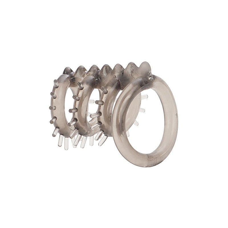 Support Master Triple Tickler Cock Rings - Cock Rings