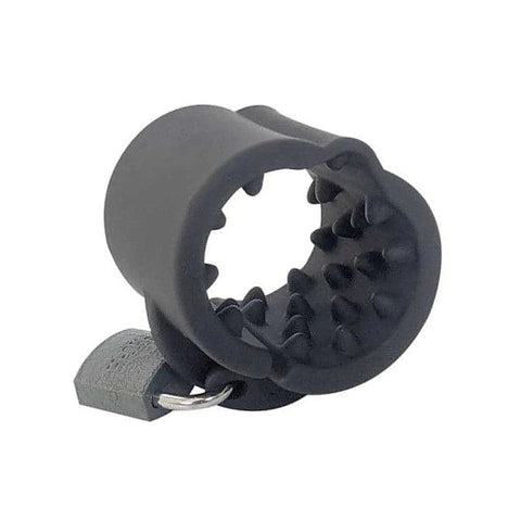 Cruncher Lockable Spiked Ball Stretcher by Brutus - Ball and Cock Toys