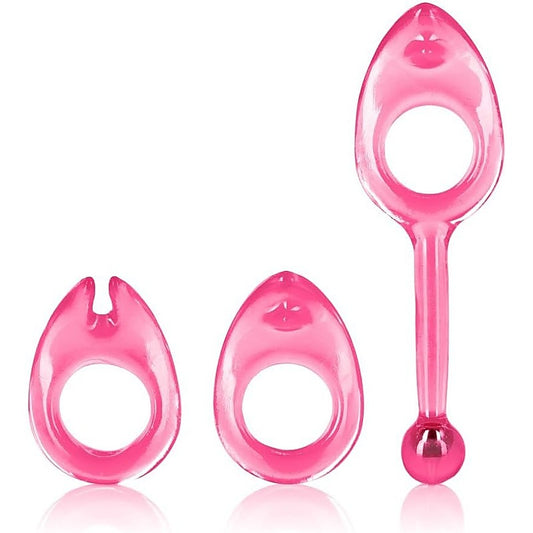 Shanes World Class Cock Ring Set by CalExotics - Cock Rings
