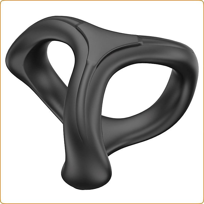 Premium Whirlwind Silicone Cock Ring by BDStyle - Ball and Cock Toys