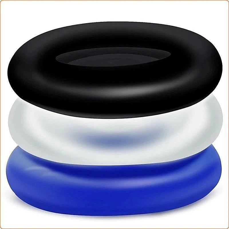 Professional Stay Hard Cockrings by BDStyle - Ball and Cock Toys