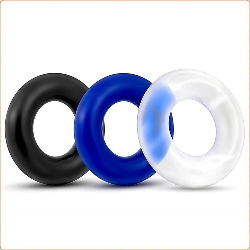 Professional Stay Hard Cockrings by BDStyle - Ball and Cock Toys