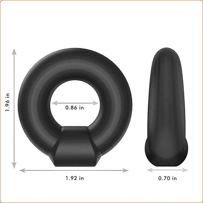 Premium Soft Silicone Penis Ring by BDStyle - Ball and Cock Toys