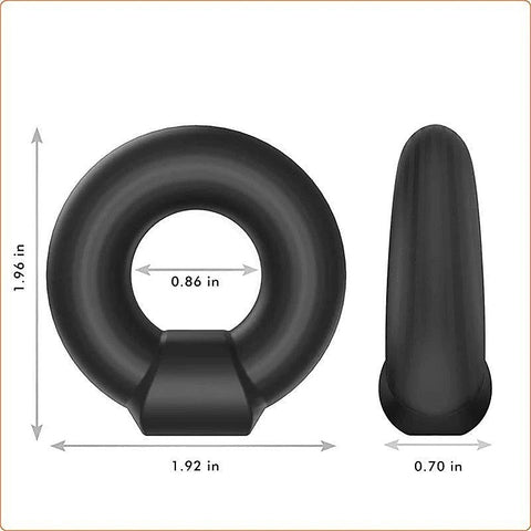 Premium Soft Silicone Penis Ring by BDStyle - Ball and Cock Toys