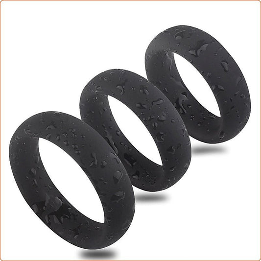 Thick 3 C-Ring Set by BDStyle - Ball and Cock Toys