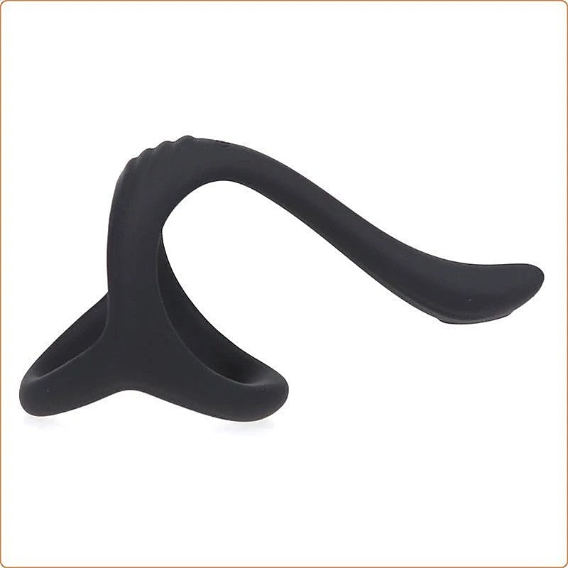 Silicone Triangle Penis Ring with Teasing Tail by BDStyle - Ball and Cock Toys