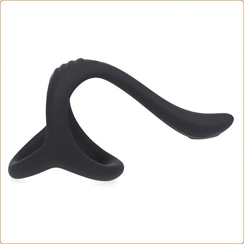 Silicone Triangle Penis Ring with Teasing Tail by BDStyle - Ball and Cock Toys