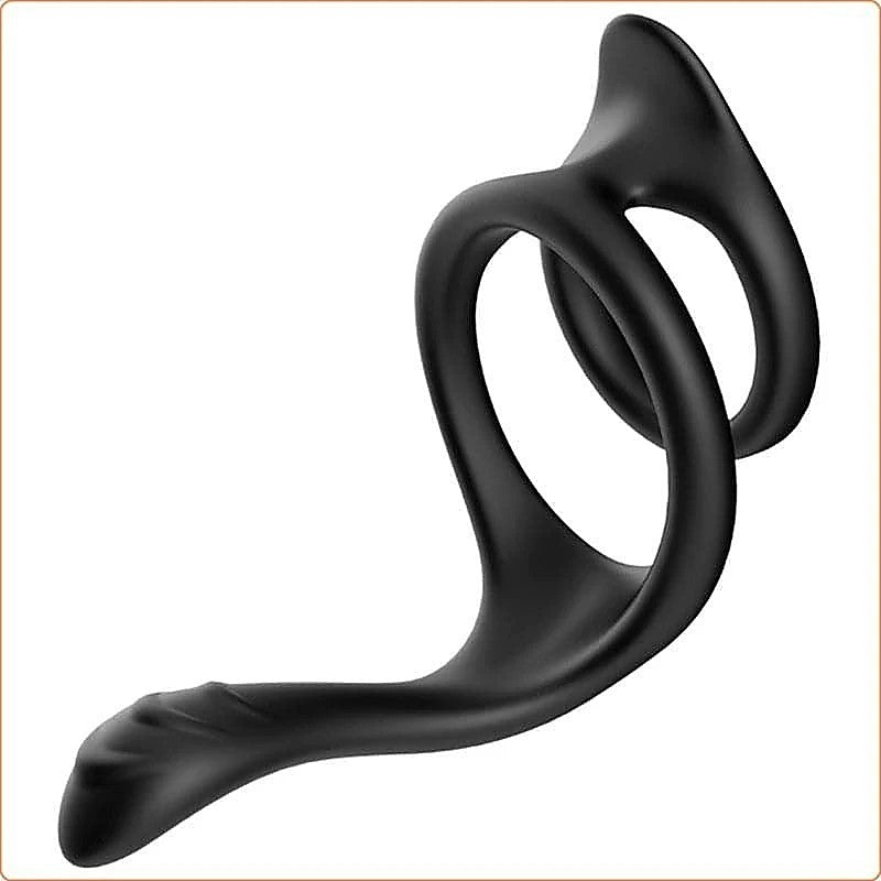 Premium Dog Tail Silicone Cock Ring by BDStyle - Ball and Cock Toys
