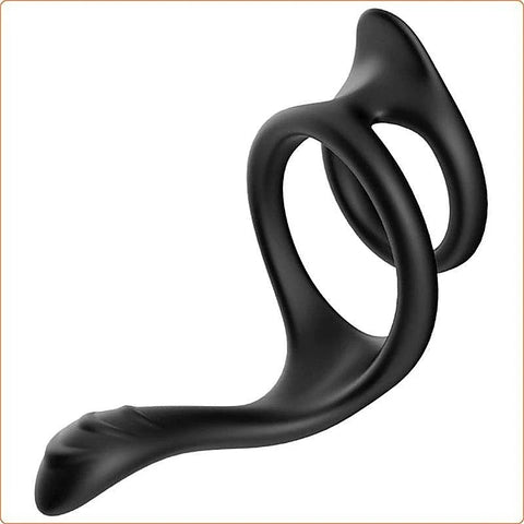 Premium Dog Tail Silicone Cock Ring by BDStyle - Ball and Cock Toys