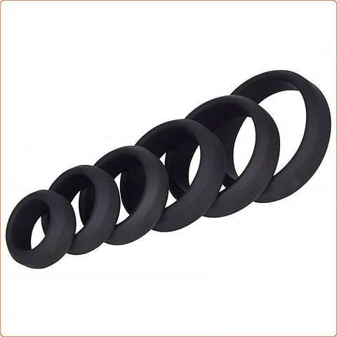 Silicone Cock Ring Set by BDStyle - Stretchy Cock Rings