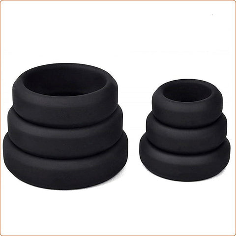 Silicone Cock Ring Set by BDStyle - Stretchy Cock Rings