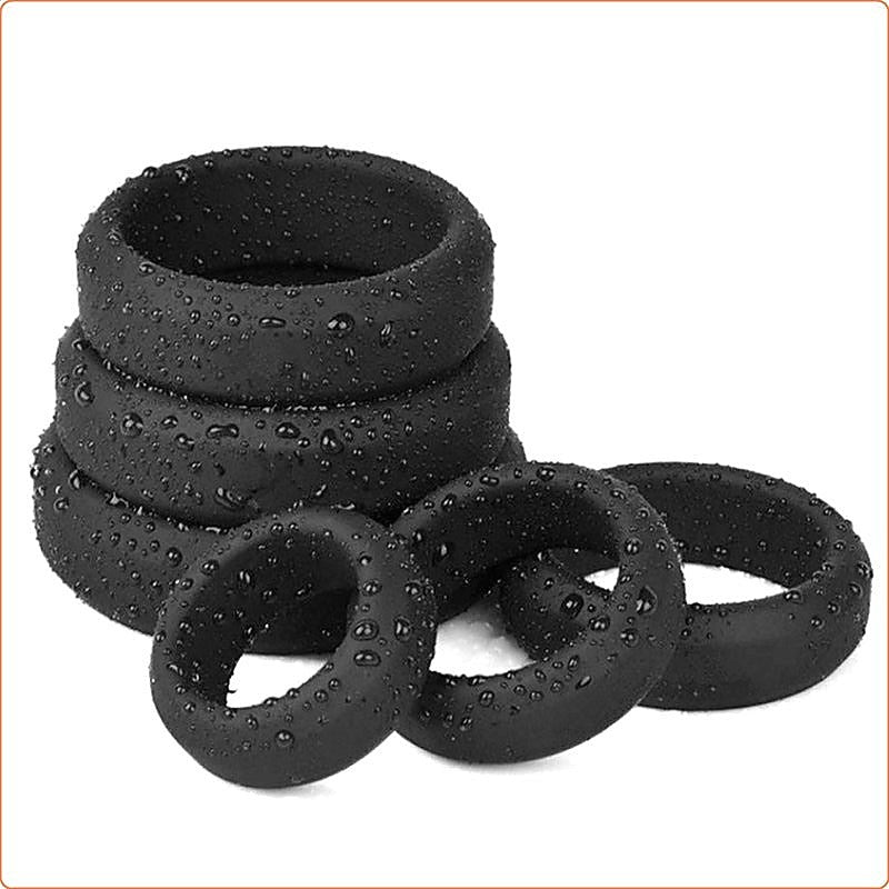 Silicone Cock Ring Set by BDStyle - Stretchy Cock Rings