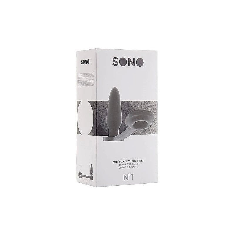 No 1 Butt Plug With Cock Ring by Sono - Cock Rings