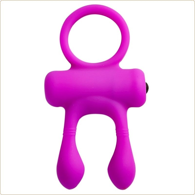 Premium Rabbit Silicone Cockring by BDStyle - Ball and Cock Toys