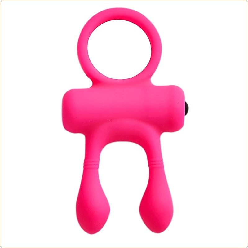 Premium Rabbit Silicone Cockring by BDStyle - Ball and Cock Toys