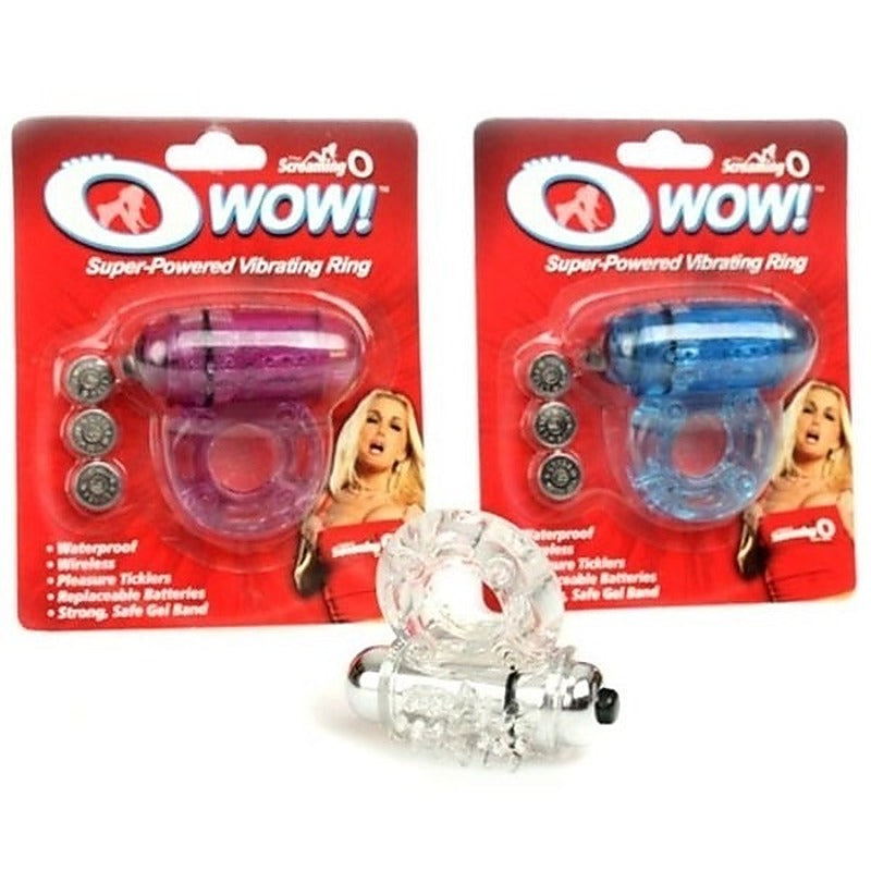 The O Wow Vibrating Cock Ring by Screaming O - Cock Rings
