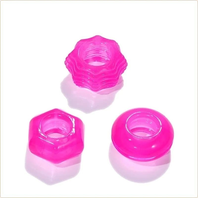 Premium Crystal Cock Ring Set by BDStyle - Ball and Cock Toys